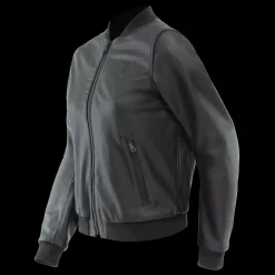ACCENTO CHAQUETA DE CUERO PERFORADO MOTO MUJER