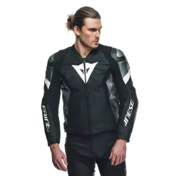 AVRO 5 CHAQUETA DE CUERO MOTO HOMBRE