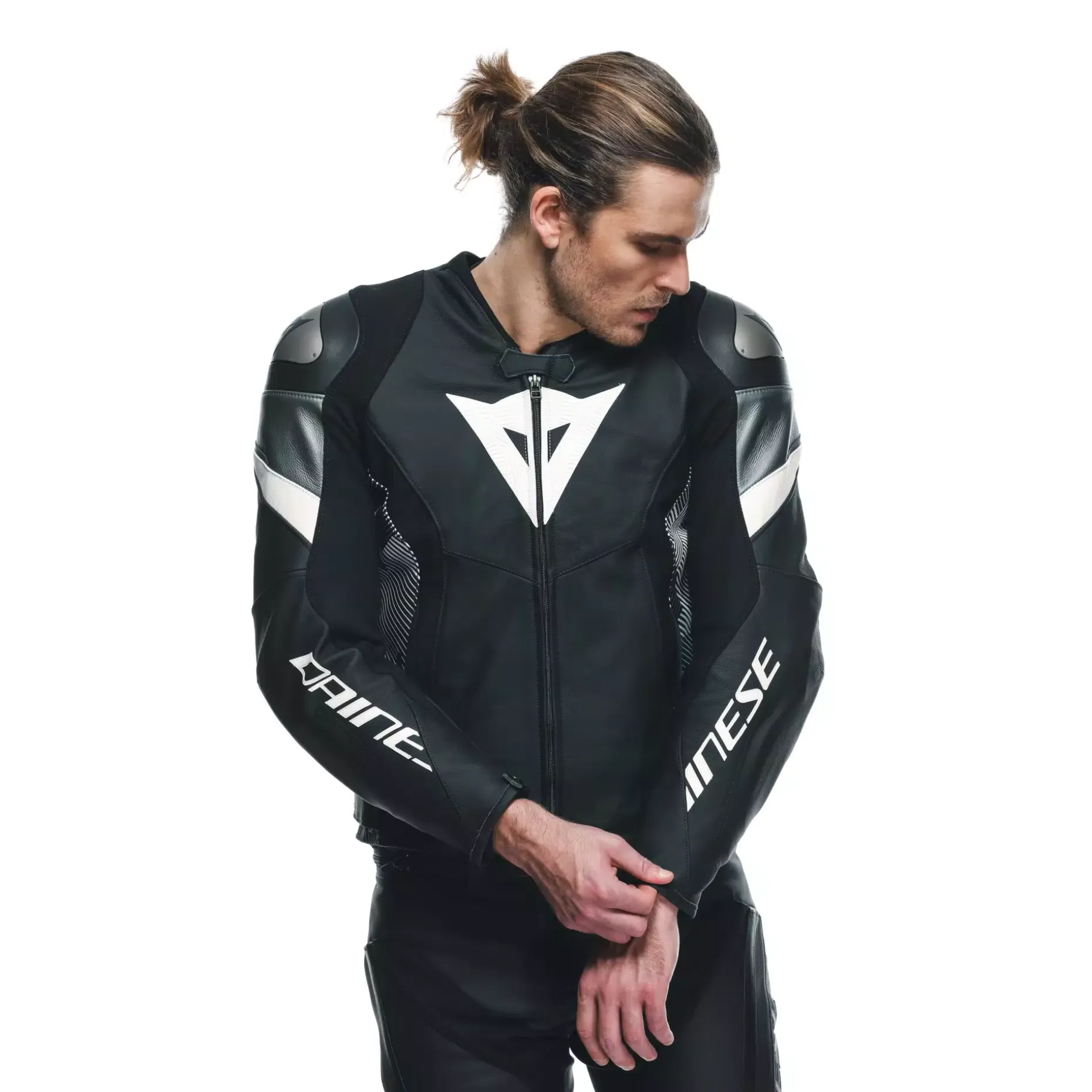 AVRO 5 CHAQUETA DE CUERO MOTO HOMBRE