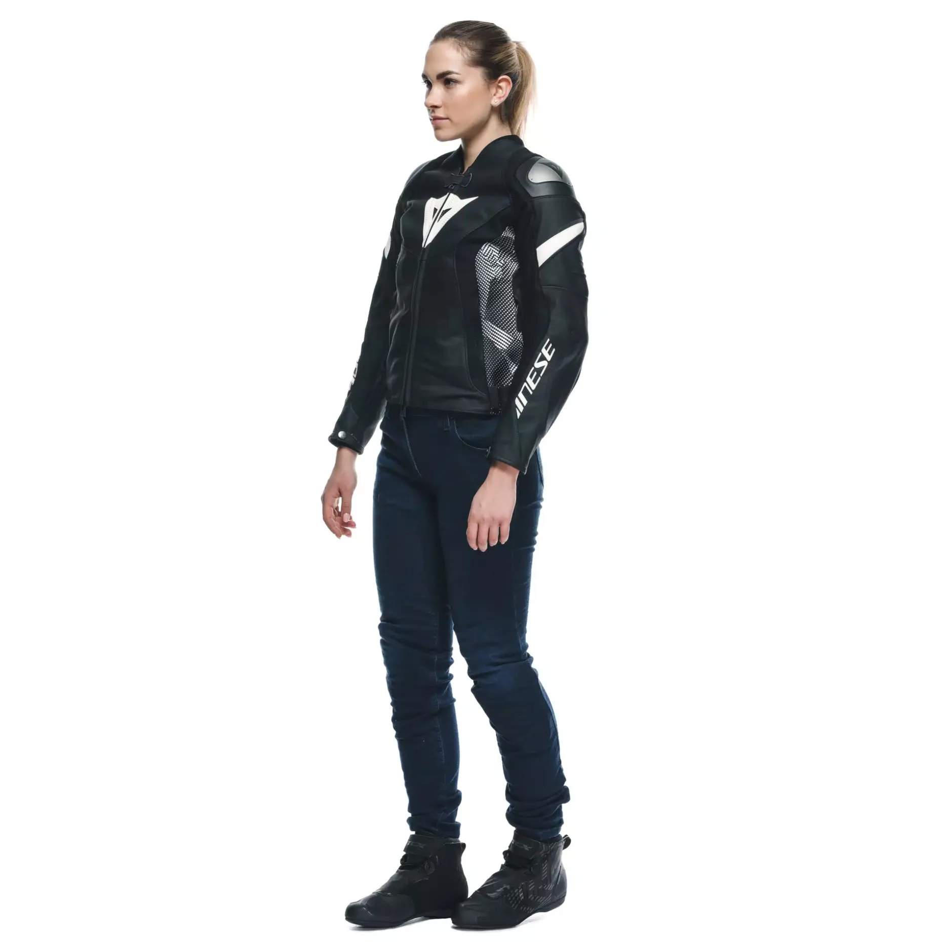 AVRO 5 CHAQUETA DE CUERO MOTO MUJER