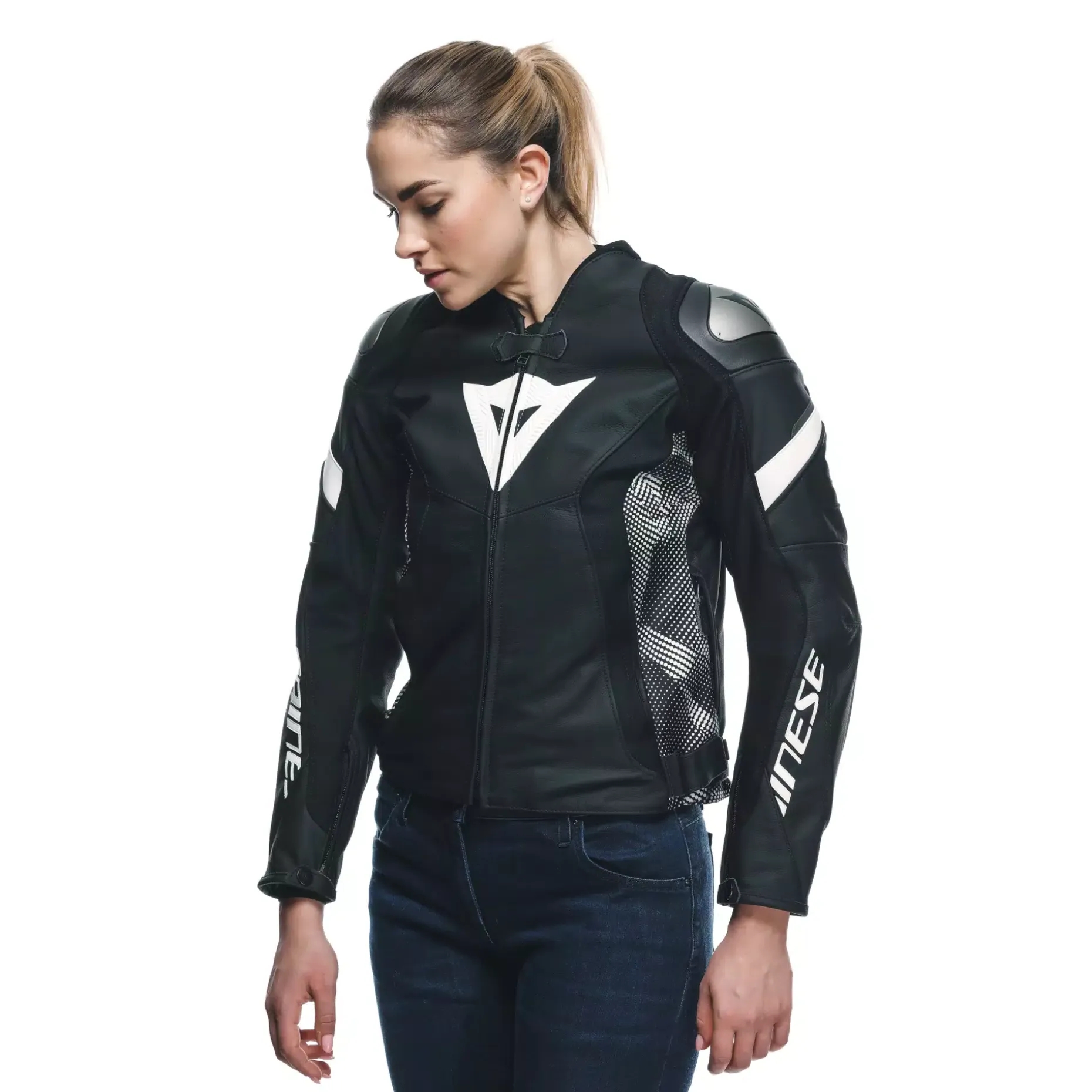 AVRO 5 CHAQUETA DE CUERO MOTO MUJER