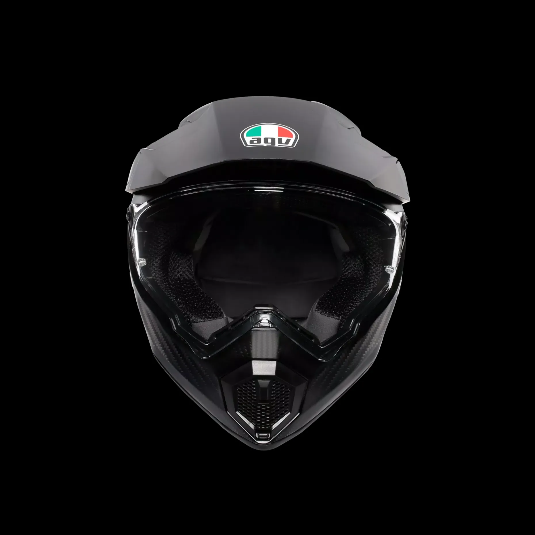 AX9 MONO MATT CARBON - CASCO MOTO INTEGRAL E2206