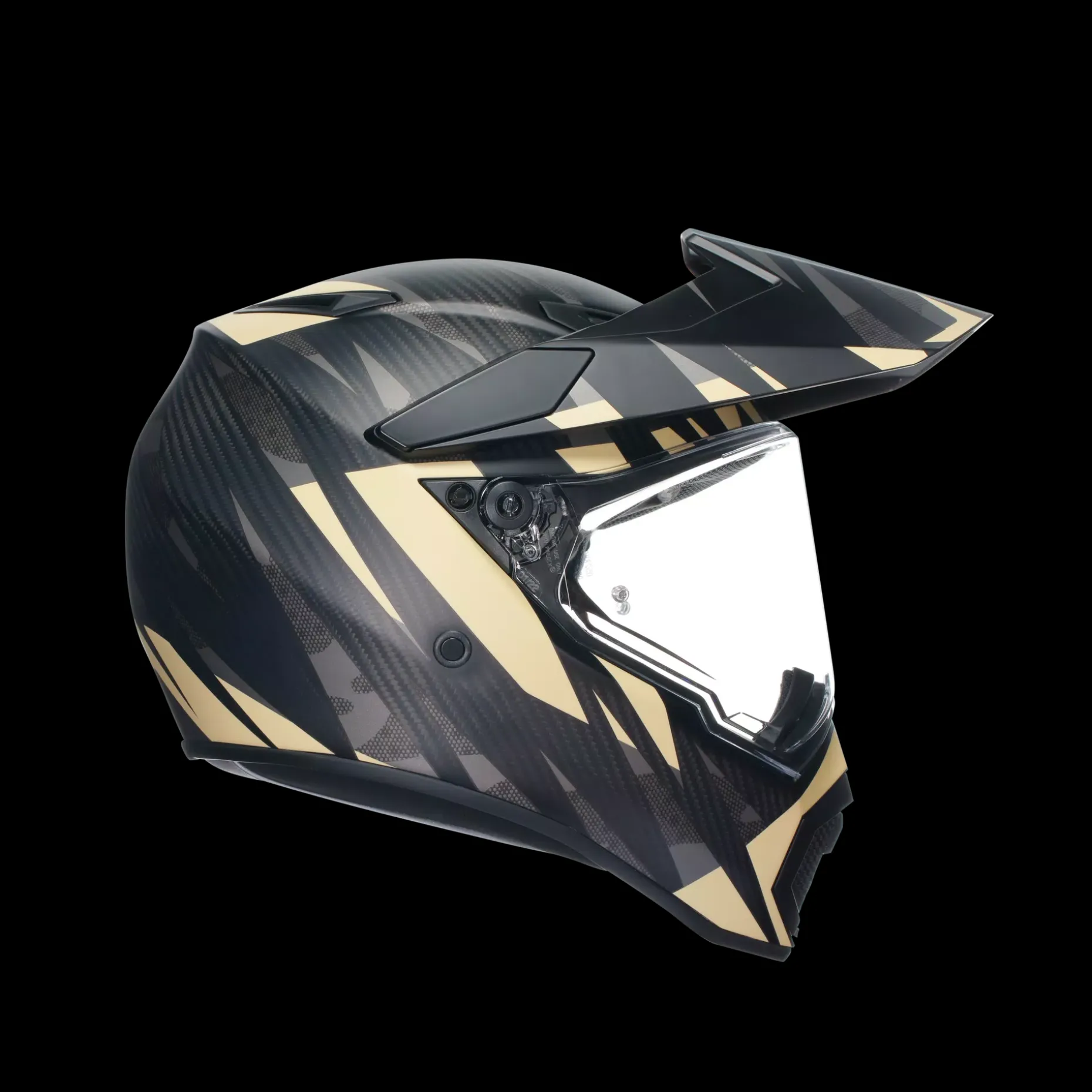 AX9 STEPPA MATT CARBON/GREY/SAND - CASCO MOTO INTEGRAL E2206