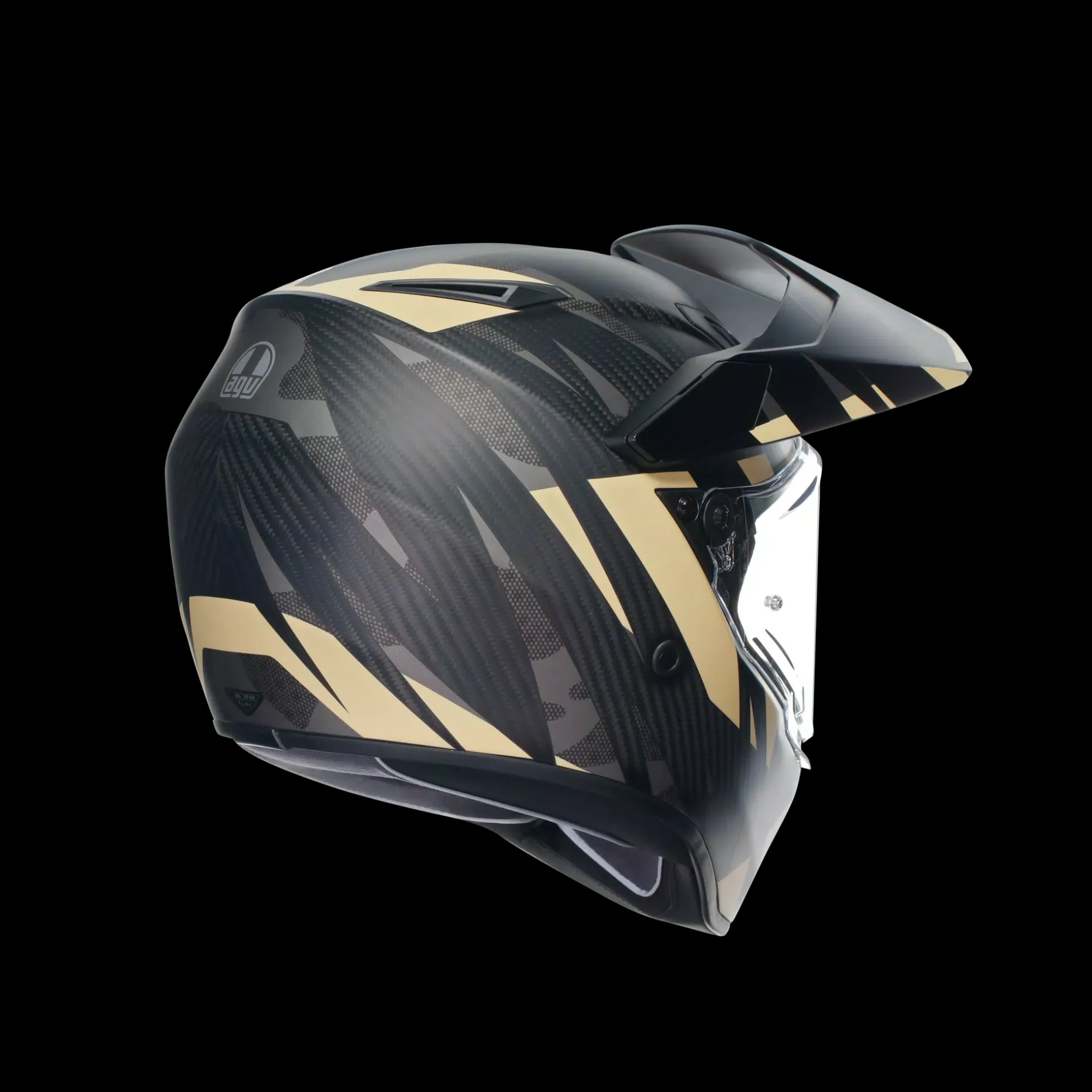 AX9 STEPPA MATT CARBON/GREY/SAND - CASCO MOTO INTEGRAL E2206