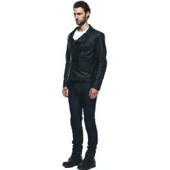 CHIODO CHAQUETA DE CUERO MOTO HOMBRE