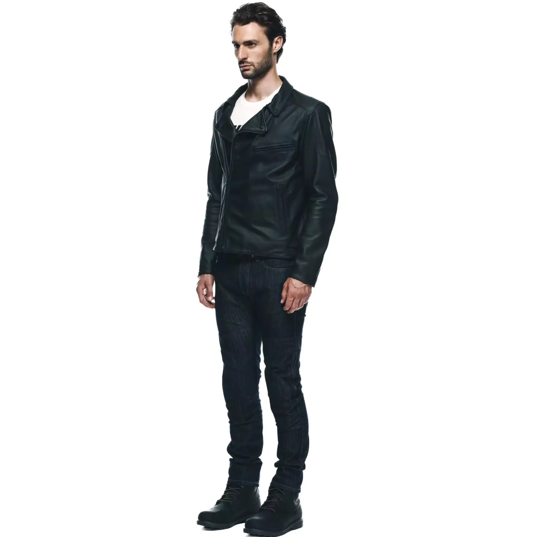 CHIODO CHAQUETA DE CUERO MOTO HOMBRE