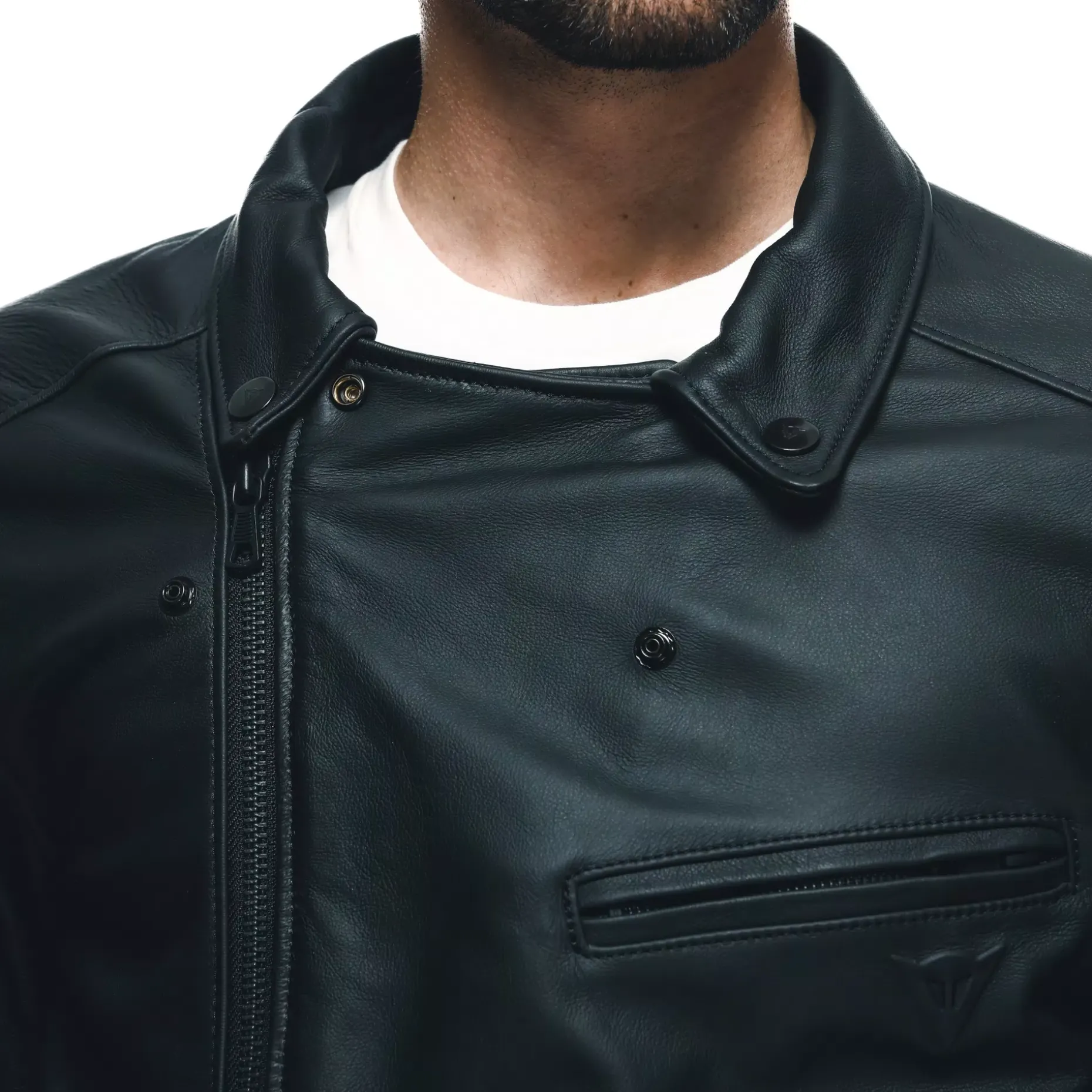 CHIODO CHAQUETA DE CUERO MOTO HOMBRE