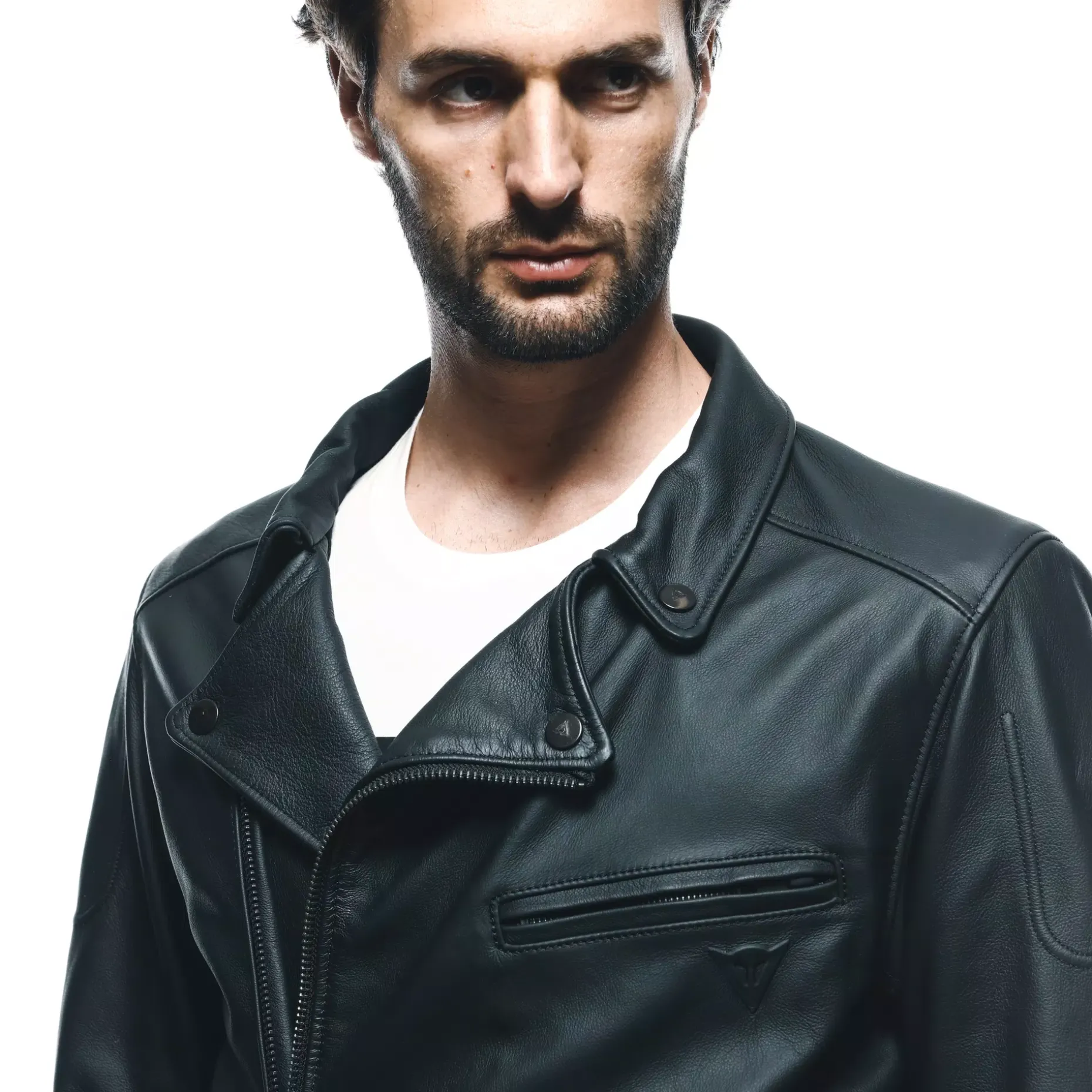 CHIODO CHAQUETA DE CUERO MOTO HOMBRE