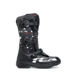 COMP KID BOTAS MOTO OFFROAD NIÑO - NEGRO/NEGRO/BLANCO