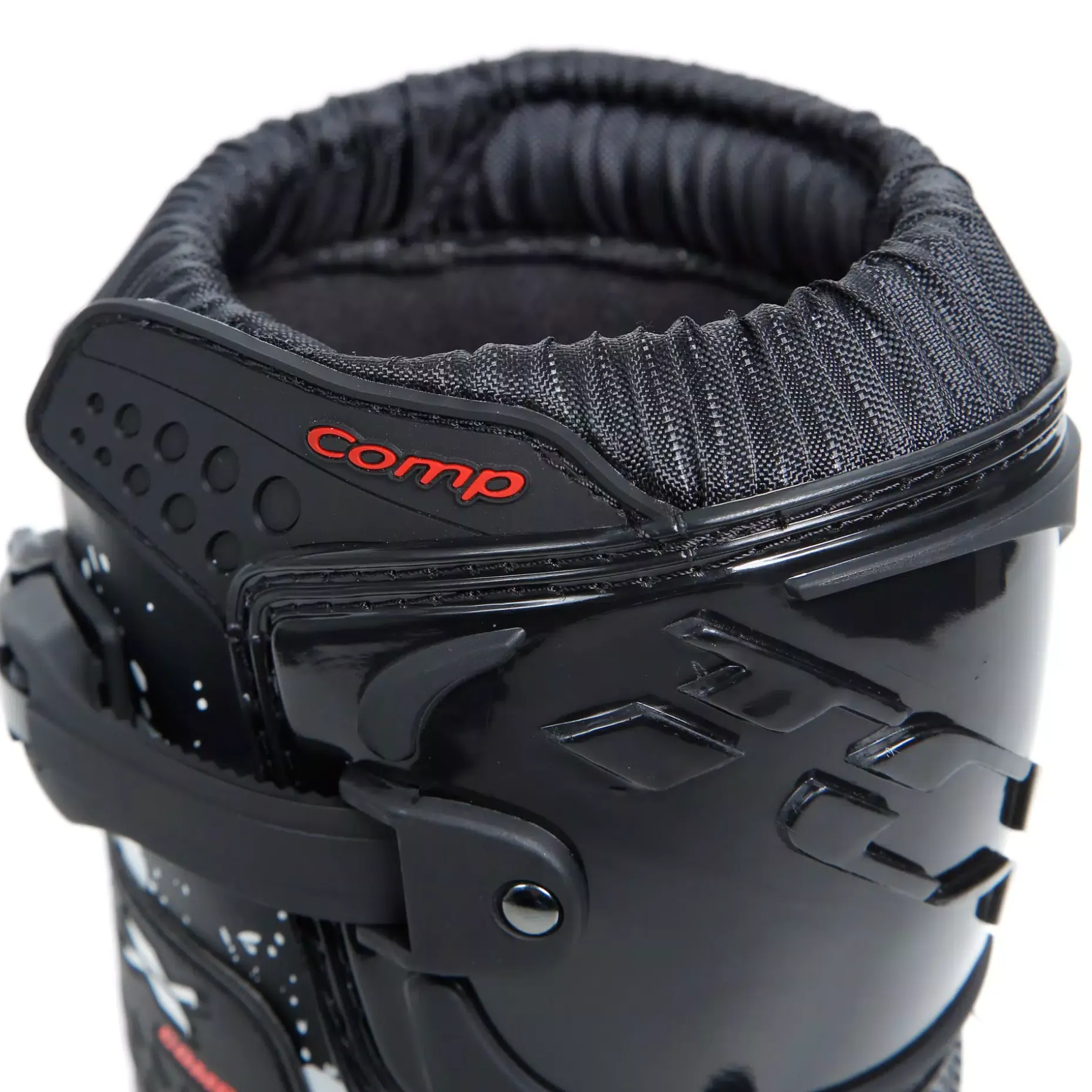 COMP KID BOTAS MOTO OFFROAD NIÑO - NEGRO/NEGRO/BLANCO