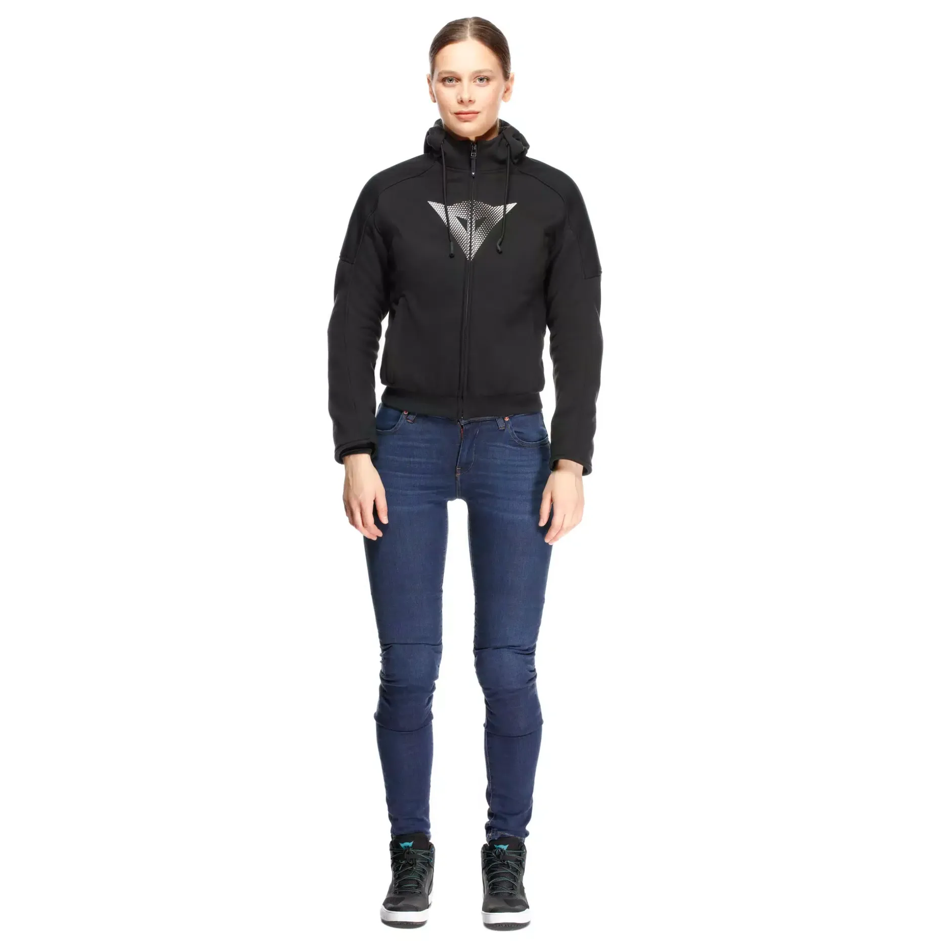 DAEMON-X - SUDADERA DE MOTO CON PROTECCIONES MUJER