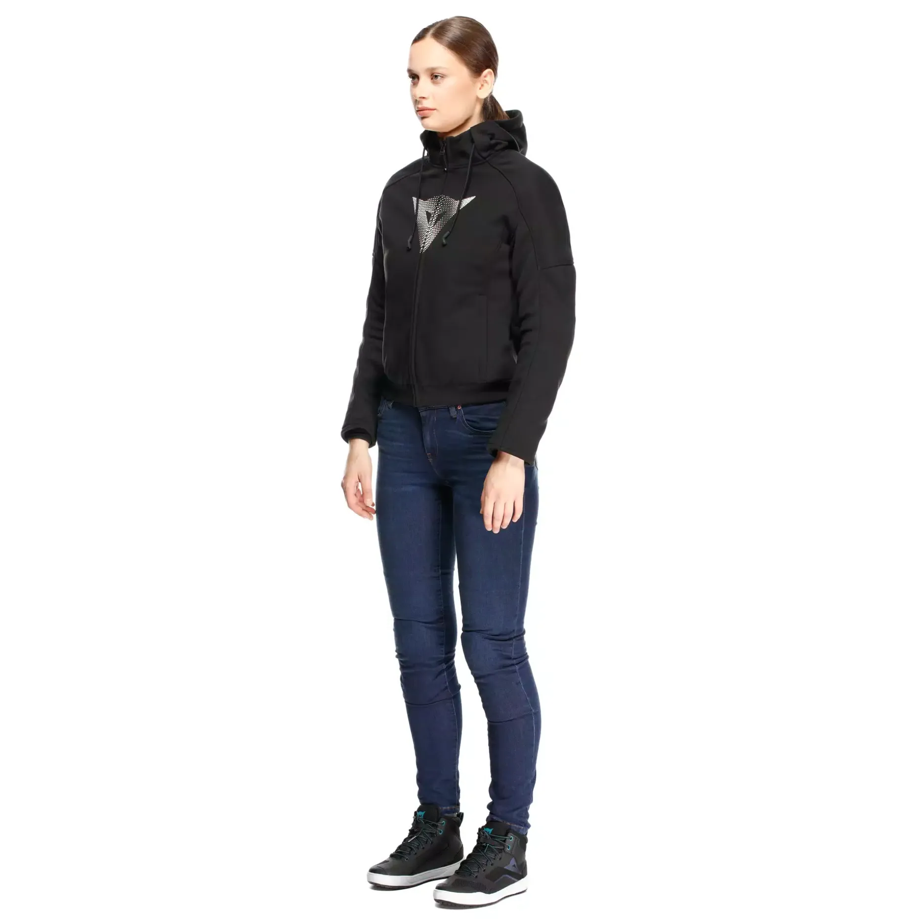 DAEMON-X - SUDADERA DE MOTO CON PROTECCIONES MUJER