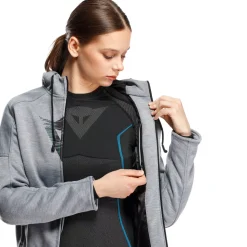 DAEMON-X - SUDADERA DE MOTO CON PROTECCIONES MUJER