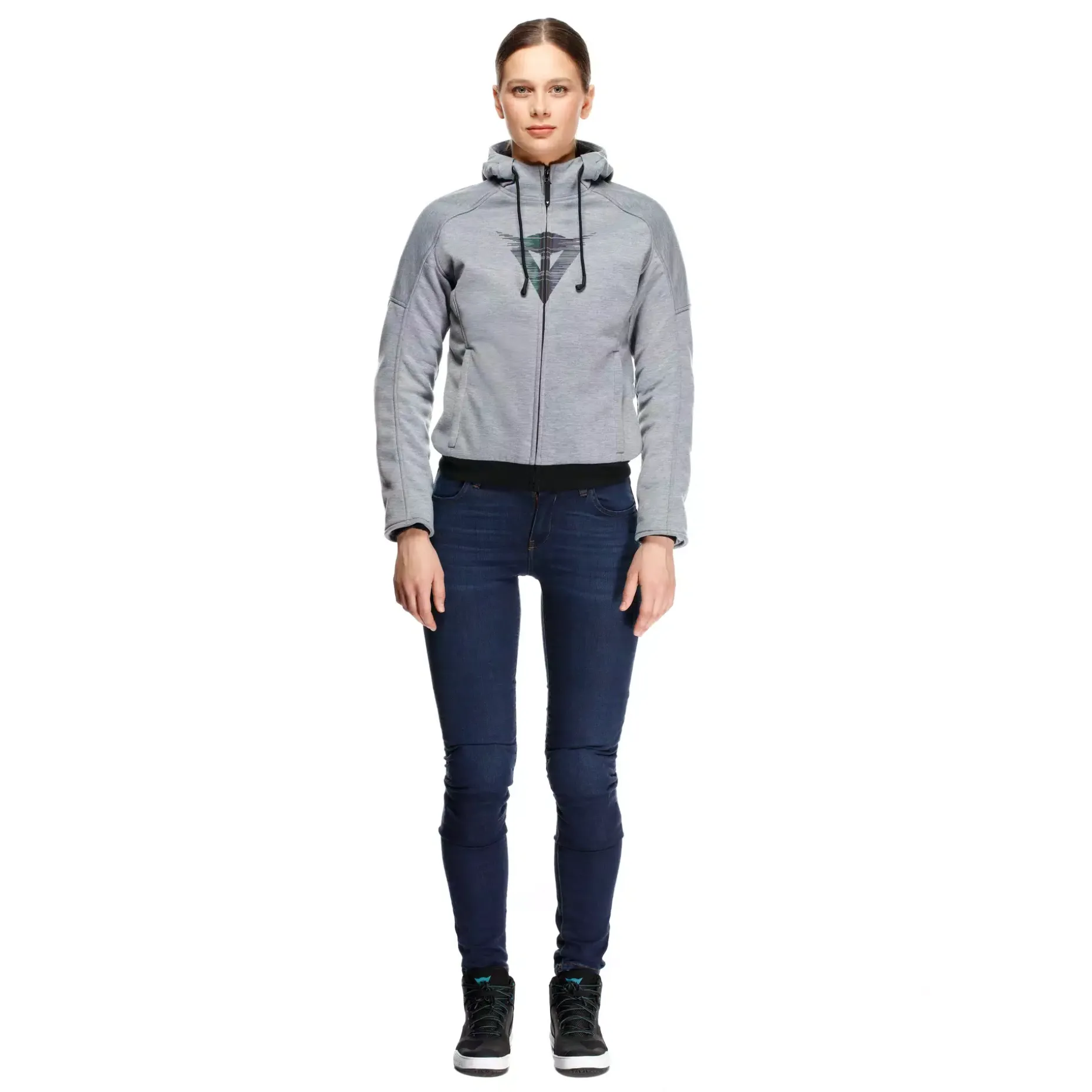 DAEMON-X - SUDADERA DE MOTO CON PROTECCIONES MUJER
