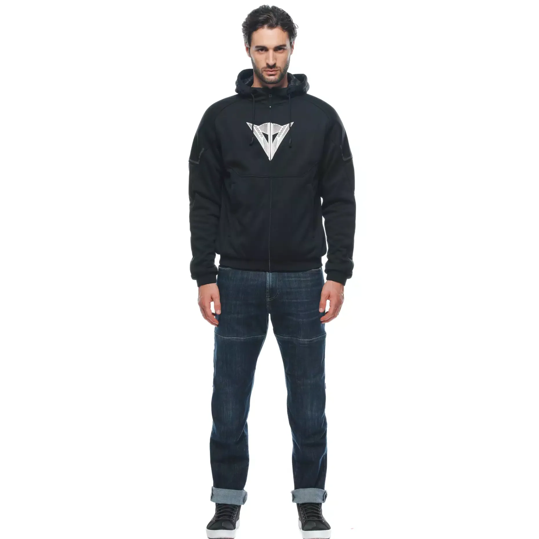 DAEMON-X SAFETY HOODIE CHAQUETA DE TELA MOTO HOMBRE