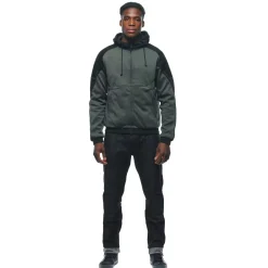 DAEMON-X SAFETY HOODIE CHAQUETA DE TELA MOTO HOMBRE