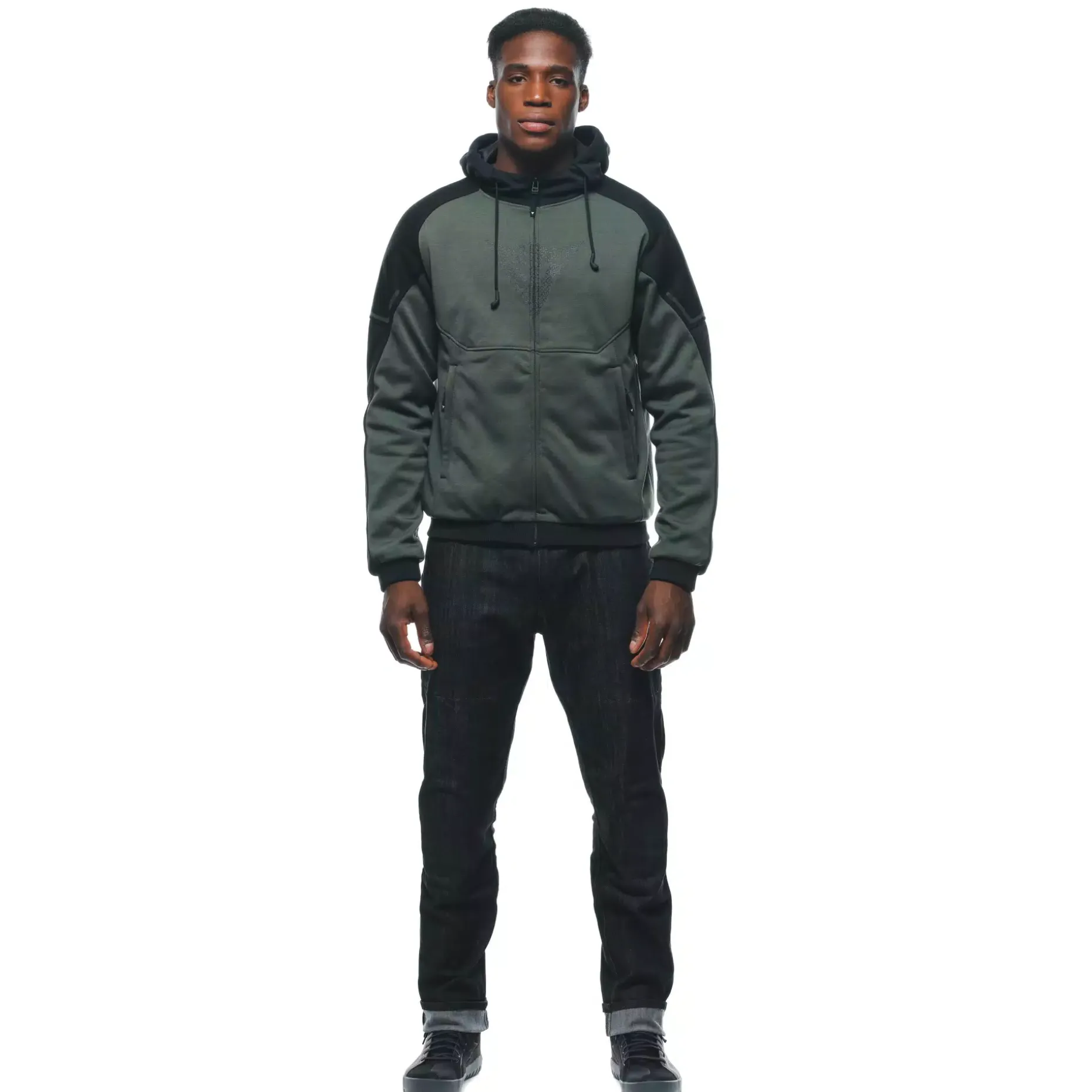 DAEMON-X SAFETY HOODIE CHAQUETA DE TELA MOTO HOMBRE