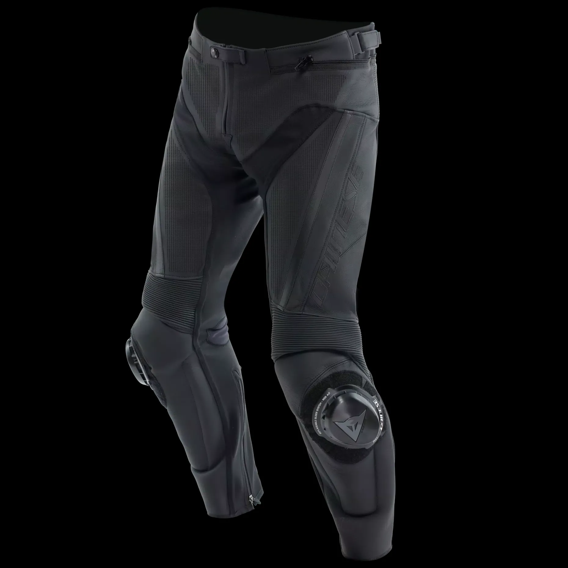 DELTA 4 PANTALONES DE CUERO PERFORADO MOTO HOMBRE