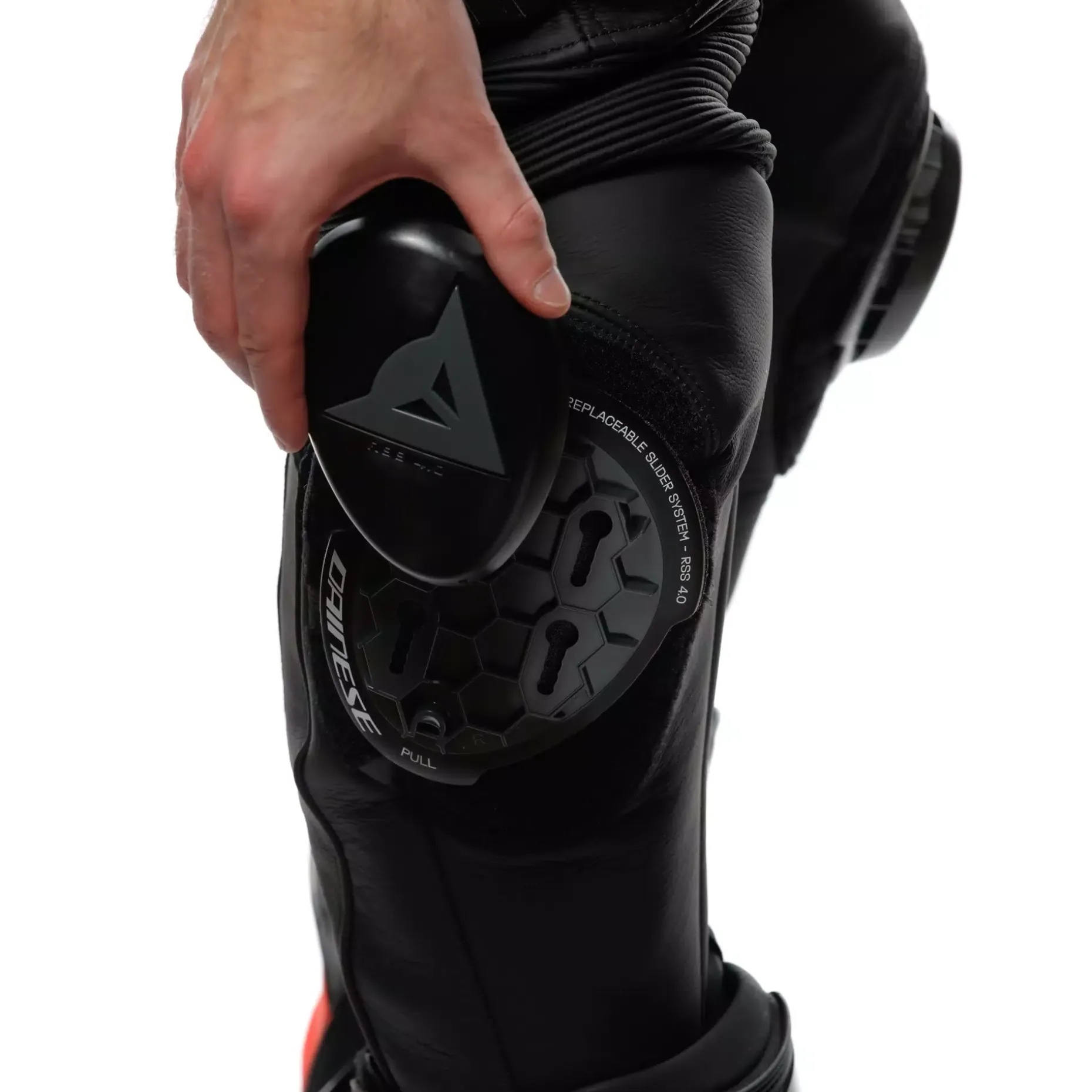 DELTA 4 PANTALONES DE CUERO PERFORADO MOTO HOMBRE