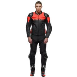 DELTA 4 PANTALONES DE CUERO PERFORADO MOTO HOMBRE