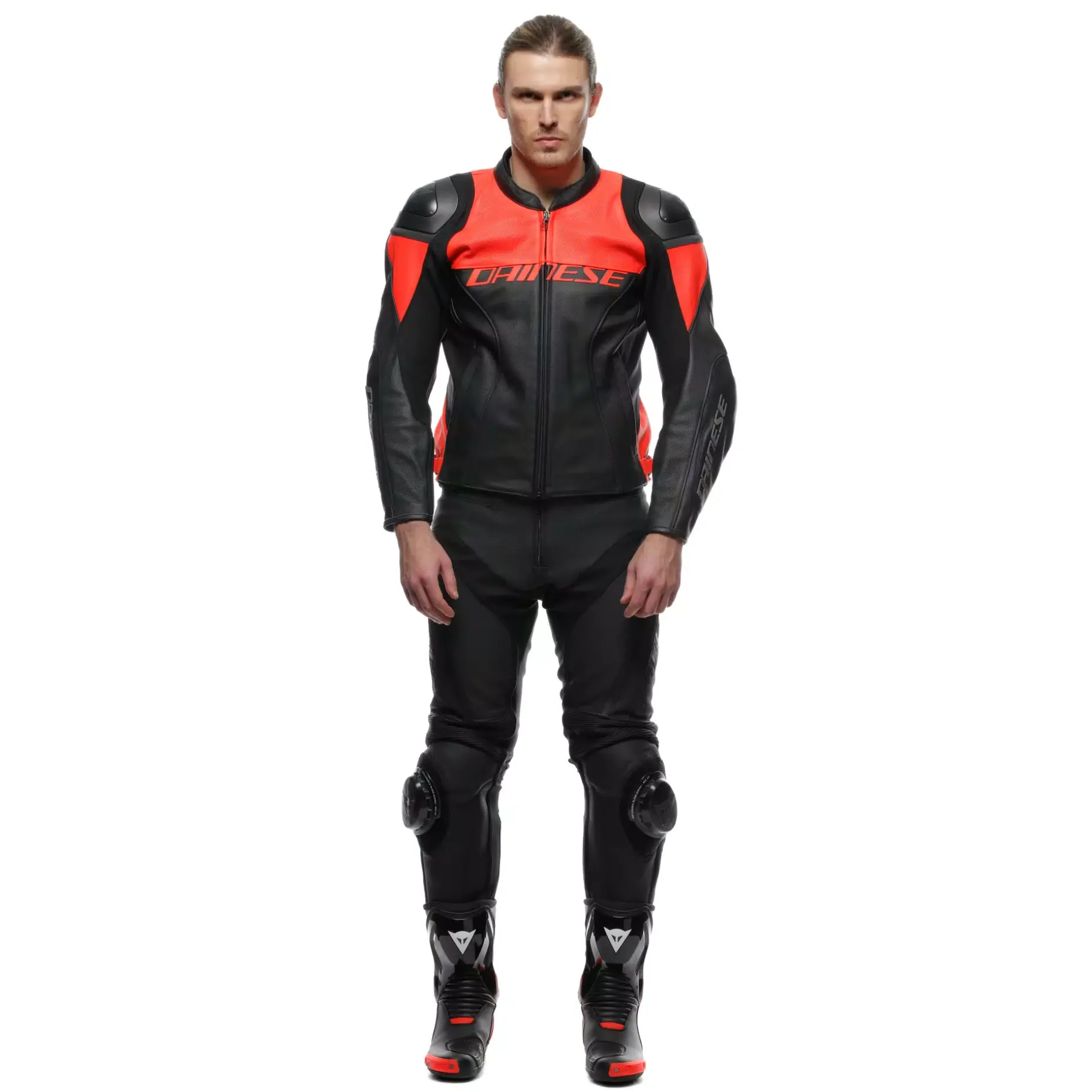 DELTA 4 PANTALONES DE CUERO PERFORADO MOTO HOMBRE