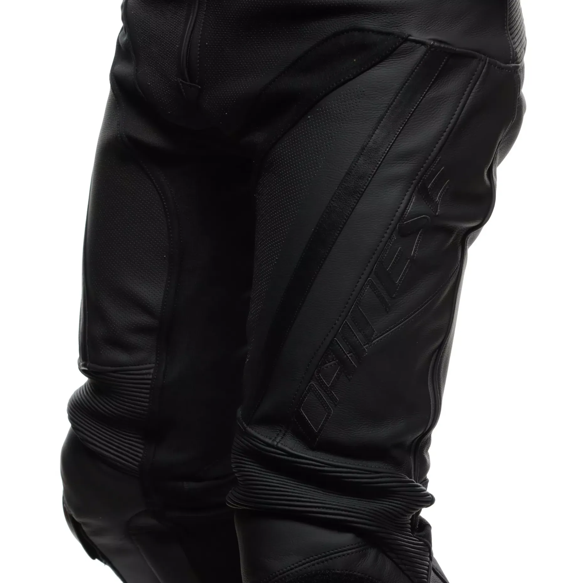 DELTA 4 PANTALONES DE CUERO PERFORADO MOTO HOMBRE