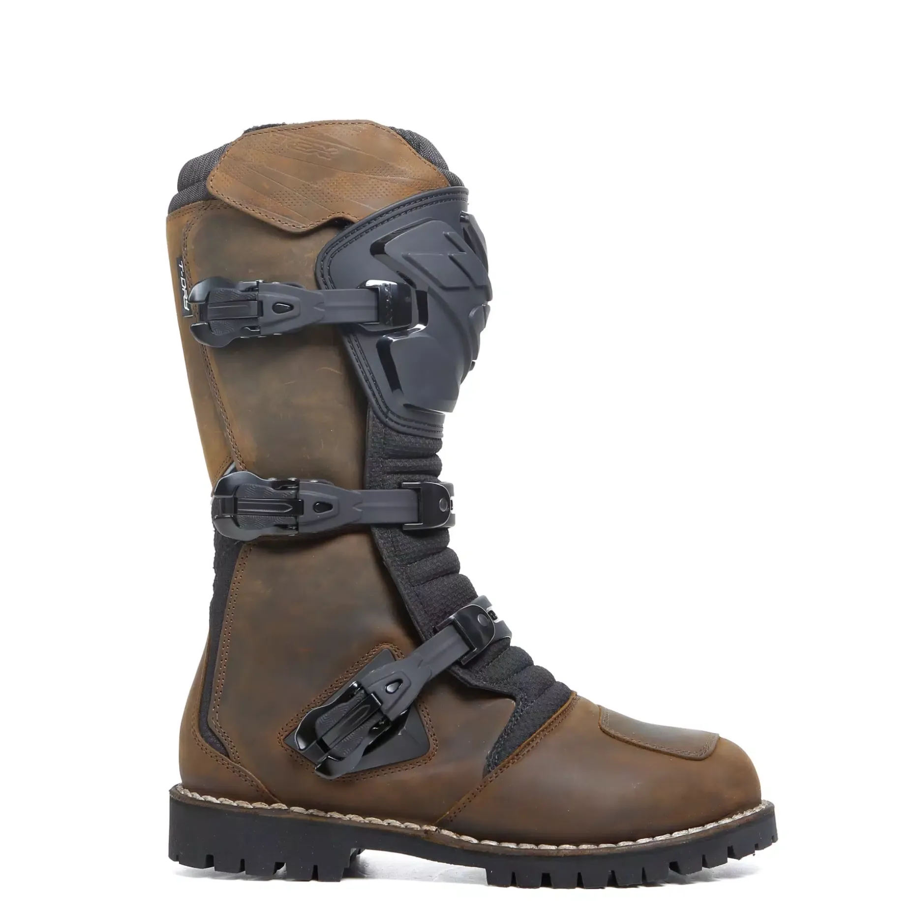 DRIFTER WP BOTAS DE MOTO TOURING IMPERMEABLES HOMBRE – MARRÓN OSCURO