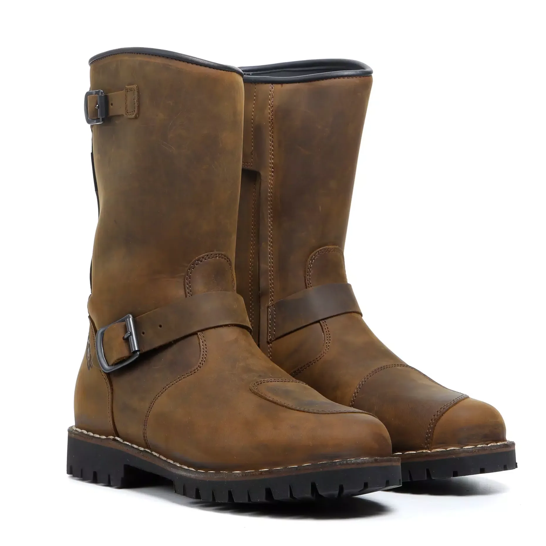FUEL WP BOTAS DE MOTO IMPERMEABLES HOMBRE - MARRÓN OSCURO