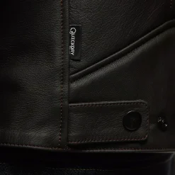 FULCRO CHAQUETA DE CUERO MOTO HOMBRE