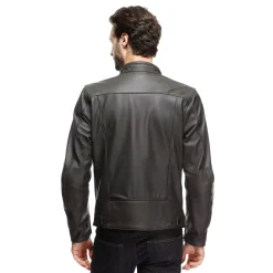 FULCRO CHAQUETA DE CUERO MOTO HOMBRE