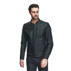 FULCRO CHAQUETA DE CUERO MOTO HOMBRE