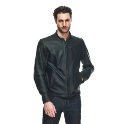 FULCRO CHAQUETA DE CUERO MOTO HOMBRE