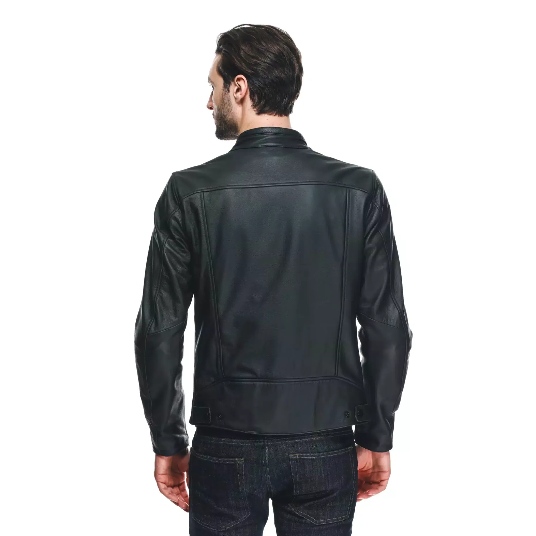 FULCRO CHAQUETA DE CUERO MOTO HOMBRE