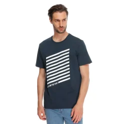 GEOMETRICA - CAMISETA CON CUELLO REDONDO HOMBRE