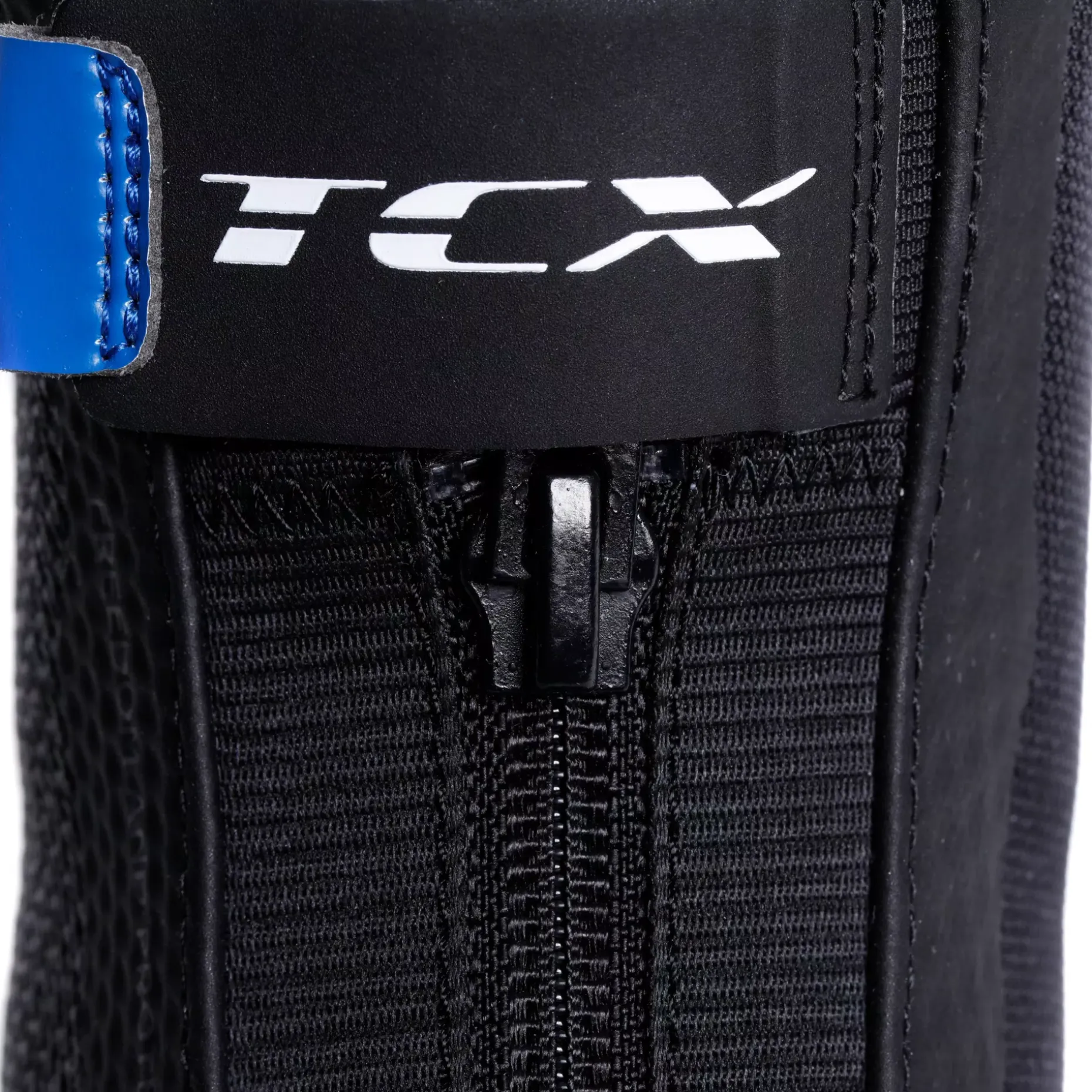 IKASU 2 AIR ZAPATOS DE MOTO VERANO MUJER - NEGRO/AZUL ELÉCTRICO