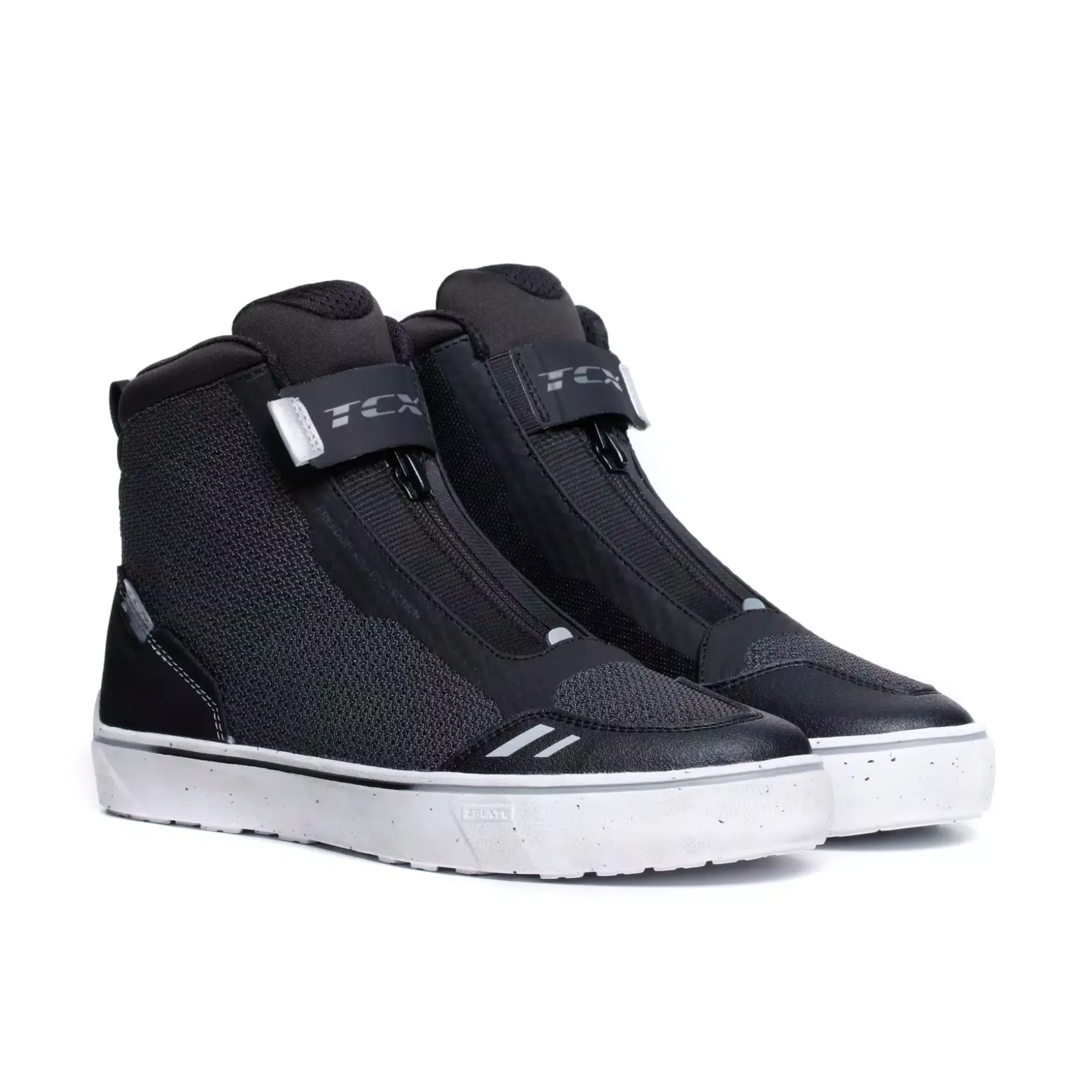 IKASU 2 AIR ZAPATOS DE MOTO VERANO HOMBRE - NEGRO/REFLECTANTE