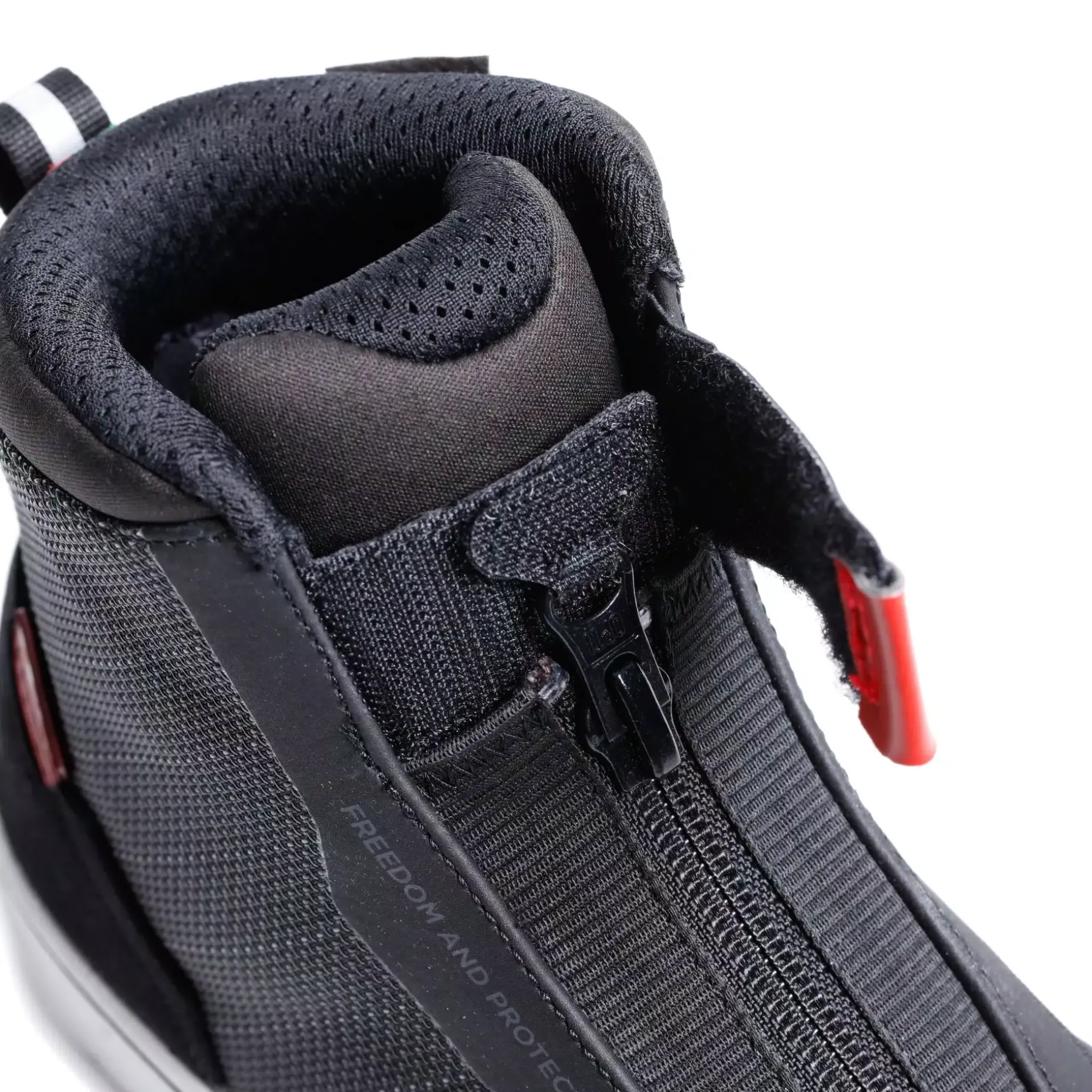 IKASU 2 WP ZAPATOS DE MOTO IMPERMEABLES MUJER - NEGRO/ROJO OSCURO
