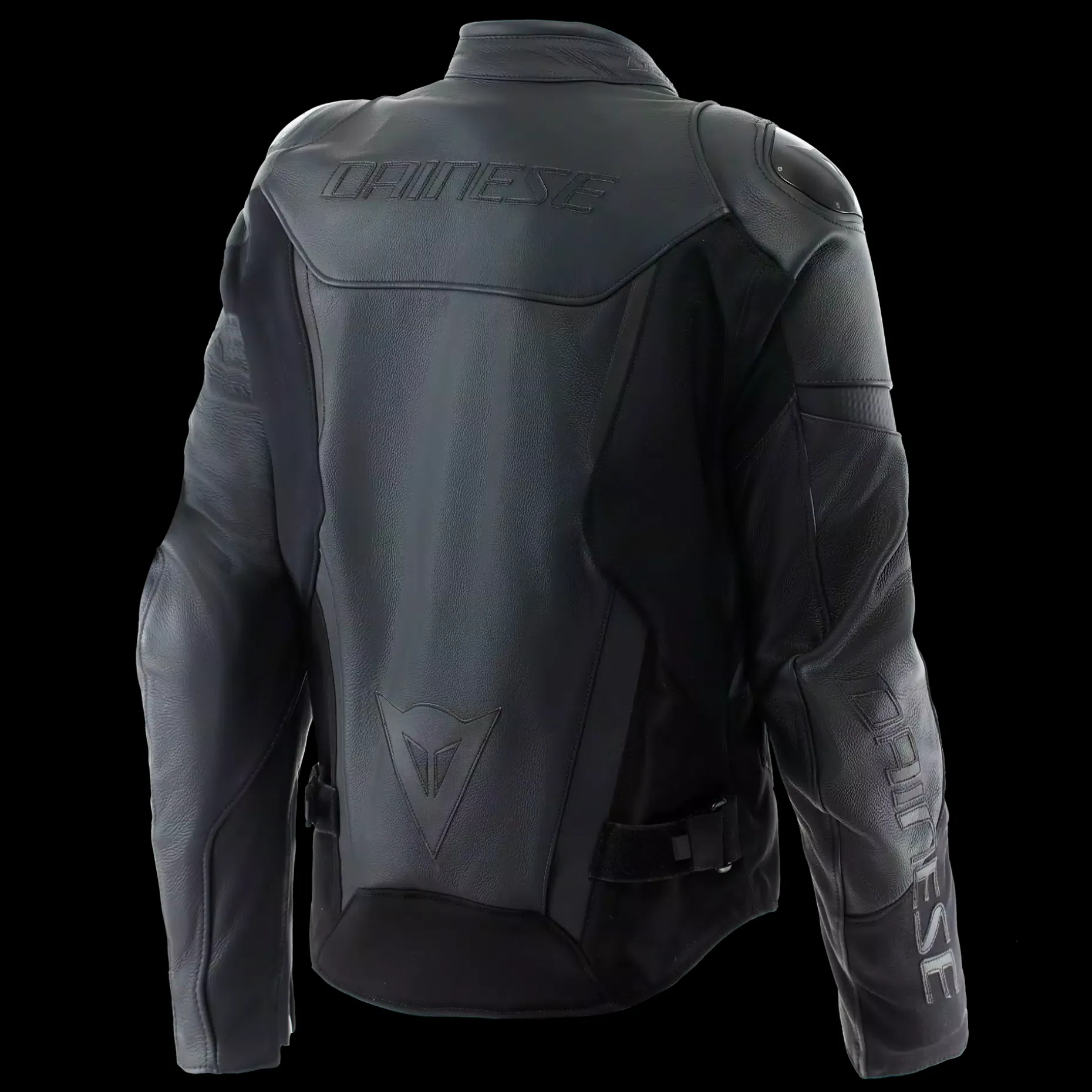 IPERATTIVA - CHAQUETA DE MOTO EN CUERO Y TELA PARA HOMBRE