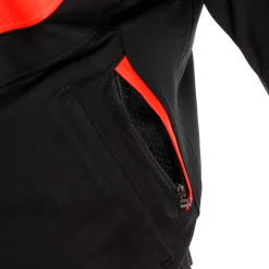IPERATTIVA - CHAQUETA DE MOTO EN CUERO Y TELA PARA HOMBRE