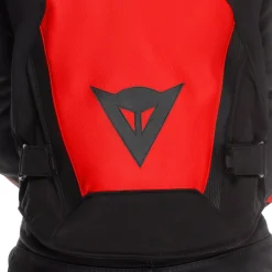 IPERATTIVA - CHAQUETA DE MOTO EN CUERO Y TELA PARA HOMBRE