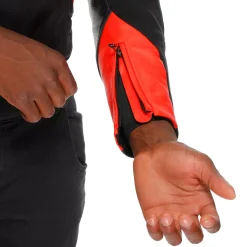 IPERATTIVA - CHAQUETA DE MOTO EN CUERO Y TELA PARA HOMBRE