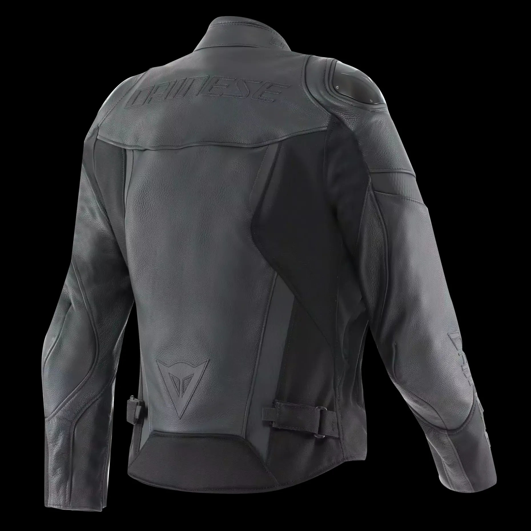 IPERATTIVA - CHAQUETA MOTO EN PIEL Y TEJIDO MUJER