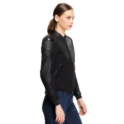 IPERATTIVA - CHAQUETA MOTO EN PIEL Y TEJIDO MUJER