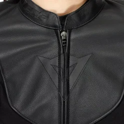 IPERATTIVA - CHAQUETA MOTO EN PIEL Y TEJIDO MUJER