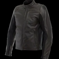 ISTRICE CHAQUETA DE CUERO MOTO HOMBRE