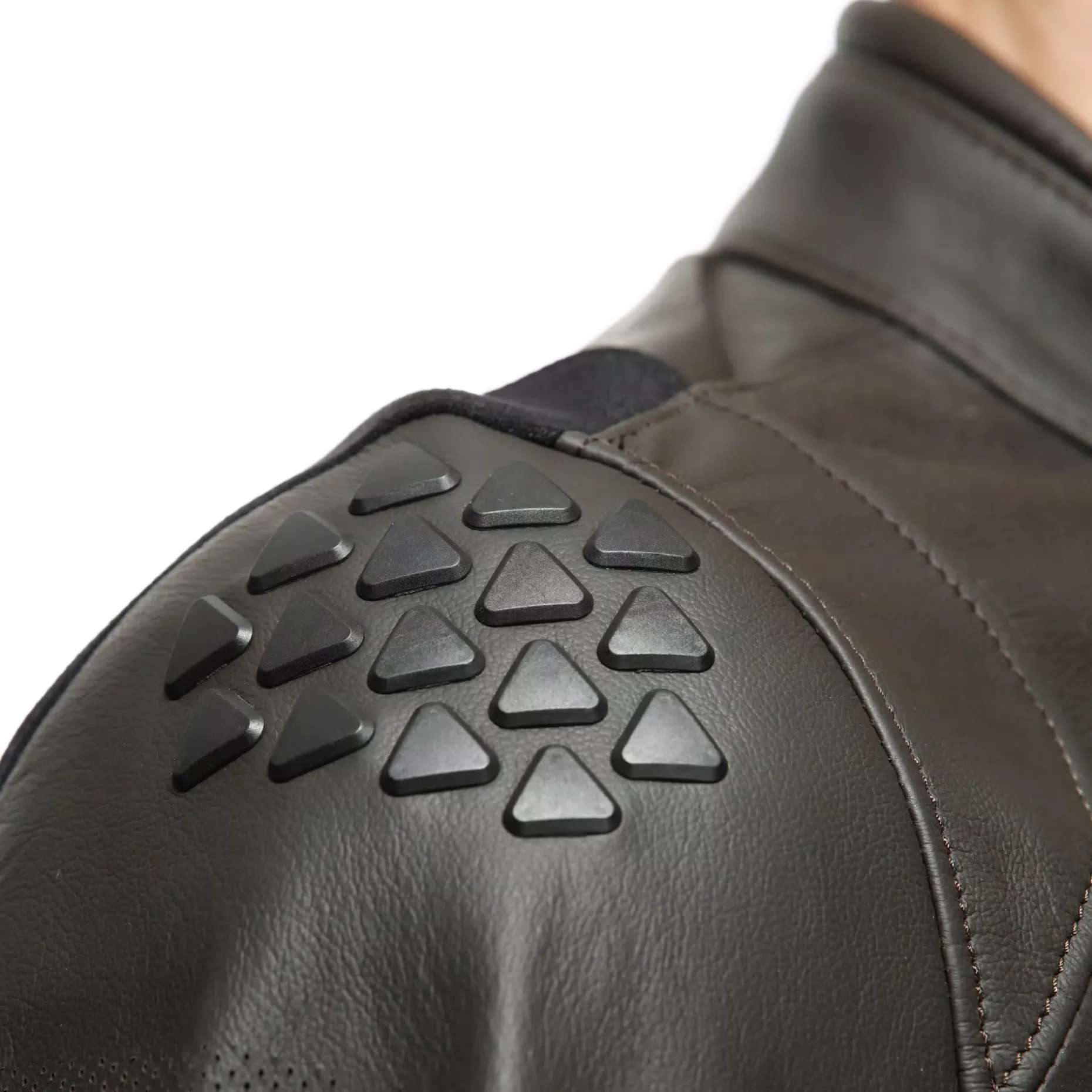 ISTRICE CHAQUETA DE CUERO PERFORADO MOTO HOMBRE