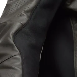 ISTRICE CHAQUETA DE CUERO PERFORADO MOTO HOMBRE