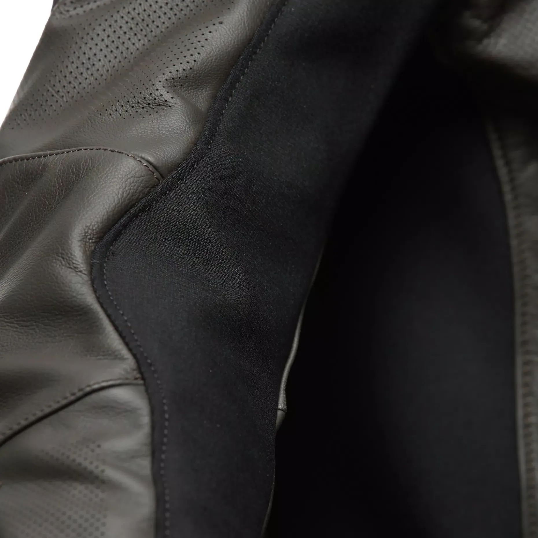 ISTRICE CHAQUETA DE CUERO PERFORADO MOTO HOMBRE