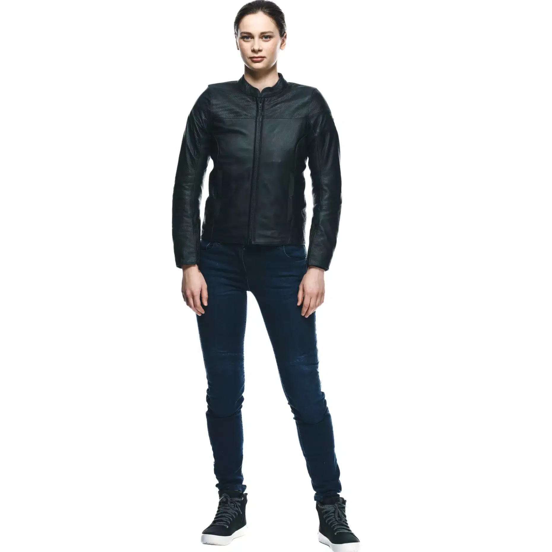 ITINERE CHAQUETA DE CUERO MOTO MUJER