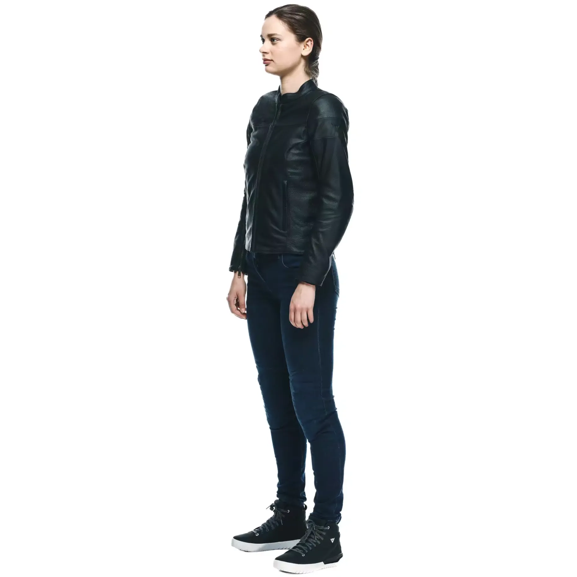 ITINERE CHAQUETA DE CUERO MOTO MUJER